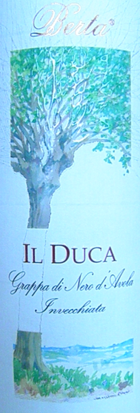 Berta Il Duca - Grappa di Nero d'Avola